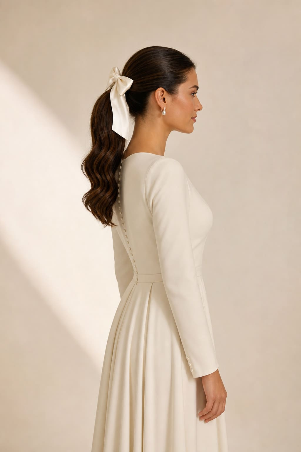 Estelle Bow Comb — alternate real-world styling view showing how the piece is worn or used